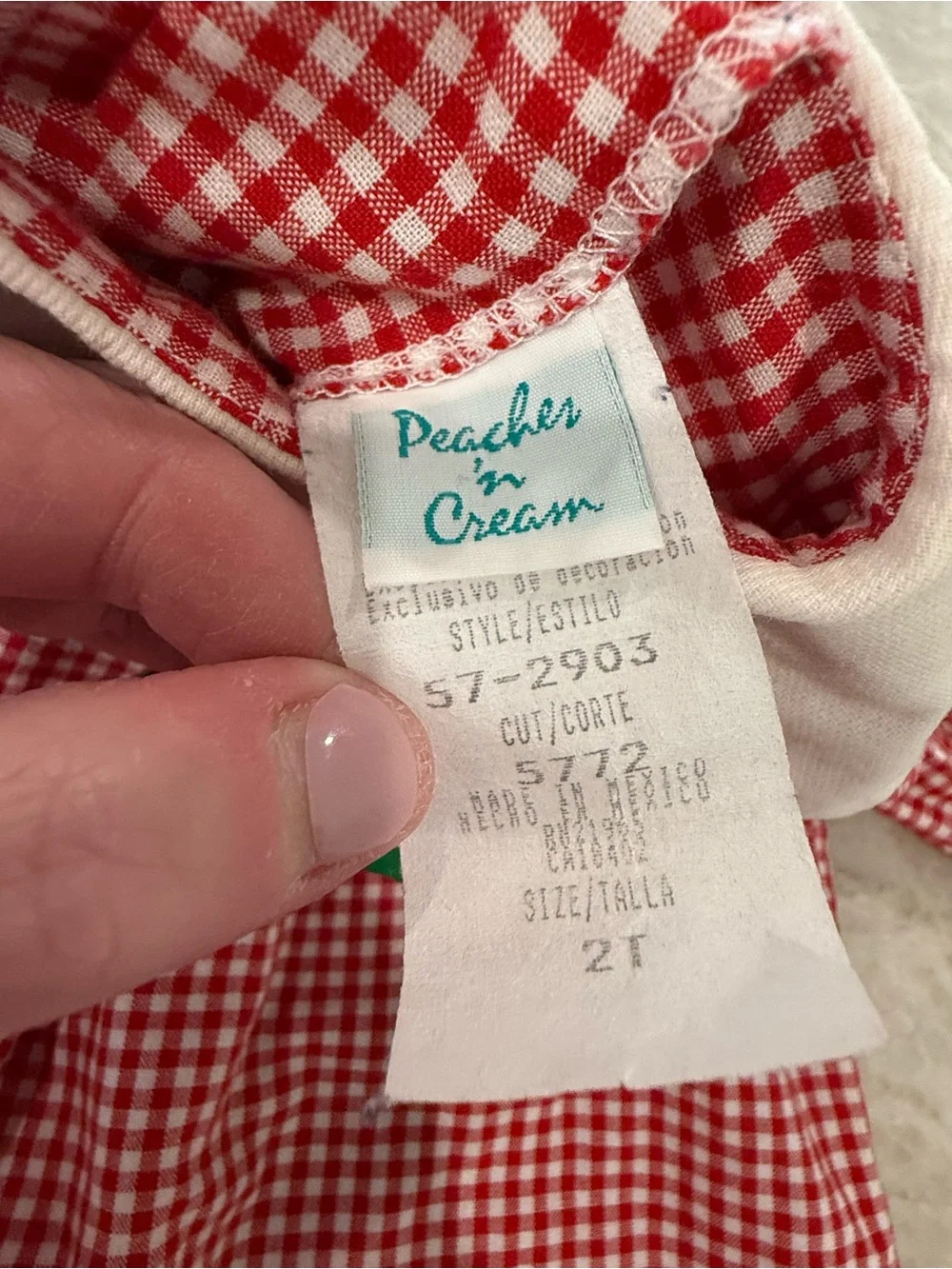Girls Boutique Red Christmas Dress Peaches and Cream 2T